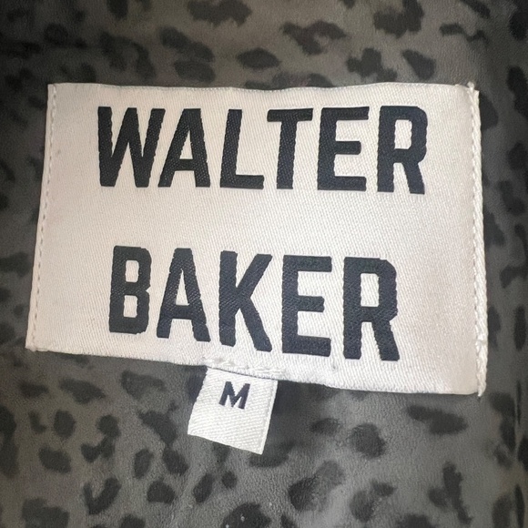 Walter Baker Francis leopard print leather Jacket - Picture 7 of 7